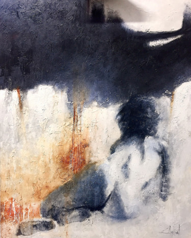 desnudo al amanecer, óleo 100 x 80 cm.