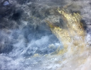 tormenta, acuarela 50 x 70 cm.